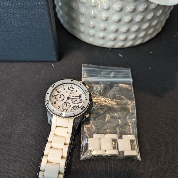 White/ Black Marc Jacobs watch